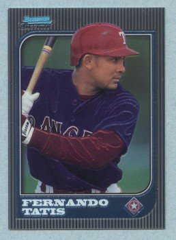 1997 Bowman Chrome # 185 Fernando Tatis RC Rangers Rookie