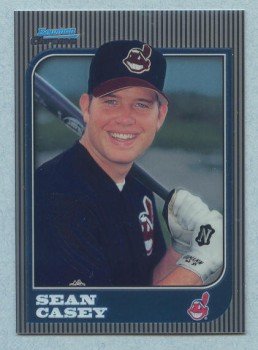 1997 Bowman Chrome # 245 Sean Casey Indians