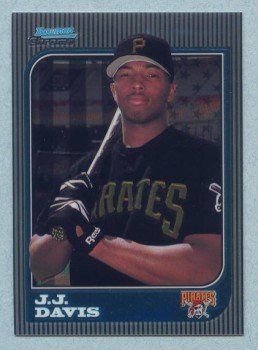 1997 Bowman Chrome # 297 JJ Davis RC Pirates Rookie