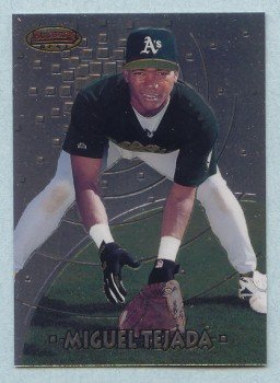 1997 Bowman's Best Preview # BBP 18 MIGUEL TEJADA RC Orioles Rookie