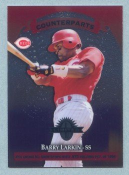 1997 Donruss Ltd Counterparts # 10 Barry Larkin -- Rey Ordonez Reds Mets