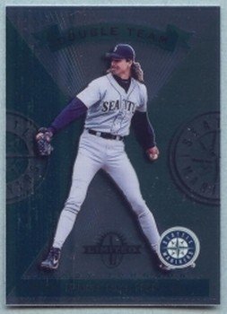 1997 Donruss Ltd Double Team # 120 Randy Johnson -- Edgar Martinez Mariners