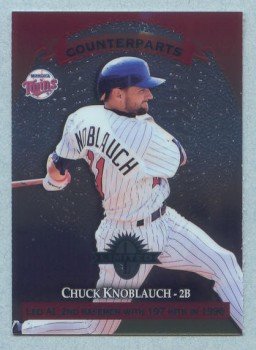 1997 Donruss Ltd Counterparts # 12 Chuck Knoblauch -- Ray Durham Twins White Sox