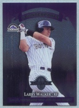 1997 Donruss Ltd Counterparts # 133 Larry Walker -- Rusty Greer Rockies Rangers