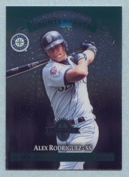 1997 Donruss Ltd Counterparts # 13 Alex Rodriguez -- Edgar Renteria