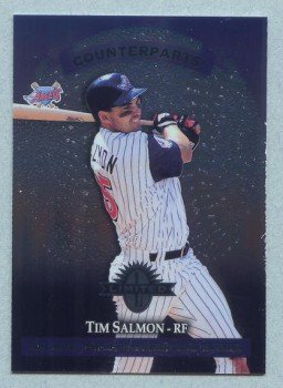 1997 Donruss Ltd Counterparts # 142 Tim Salmon -- Manny Ramirez Angels Indians