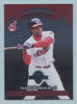 1997 Donruss Ltd Counterparts # 163 Sandy Alomar Jr -- Dan Wilson Indians Mariners