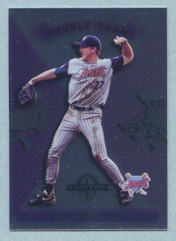 1997 Donruss Ltd Double Team # 198 Darin Erstad -- Jason Dickson Angels