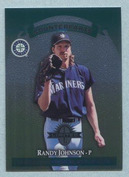 1997 Donruss Ltd Counterparts # 52 Randy Johnson -- Jason Dickson Mariners Angels