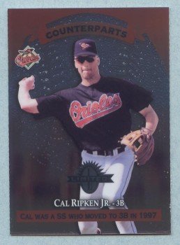 1997 Donruss Ltd Counterparts # 5 Cal Ripken Jr -- Kevin Orie Cubs Orioles