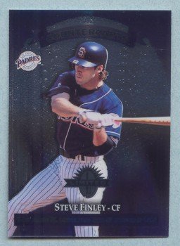 1997 Donruss Ltd Counterparts # 66 Steve Finley -- Rich Becker Padres Twins