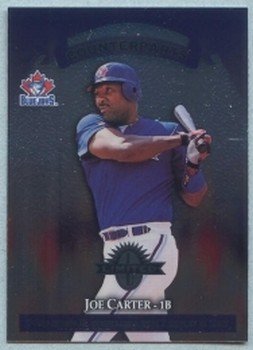 1997 Donruss Ltd Counterparts # 96 Joe Carter -- Derrek Lee Blue Jays Padres