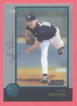 1998 Bowman Chrome # 332 John Halama RC Astros Rookie