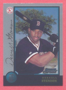 1998 Bowman Chrome # 354 Dernell Stenson RC Red Sox Rookie