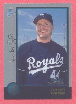 1998 Bowman Chrome # 406 Jeremy Giambi RC Royals Rookie
