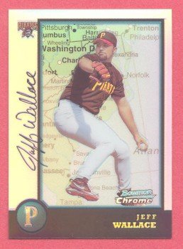 1998 Bowman Chrome International Refractors # 106 Jeff Wallace