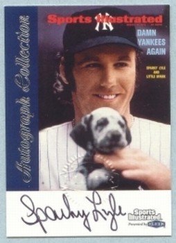 1999 Sports Illustrated Greats of the Game Autographs # 45 Sparky Lyle Yankees Auto