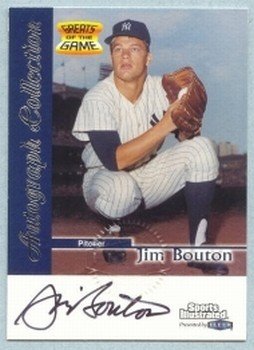 1999 Sports Illustrated Greats of the Game Autographs # 9 Jim Bouton Yankees Auto