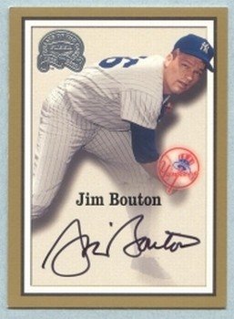 2000 Greats of the Game Autographs # 10 Jim Bouton Yankees Auto