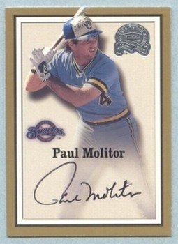2000 Greats of the Game Autographs # 53 Paul Molitor HOF Auto