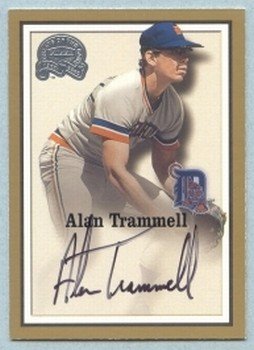 2000 Greats of the Game Autographs # 86 Alan Trammell MT Tigers Auto