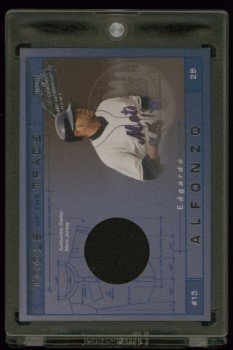 2001 Absolute Memorabilia Tools of the Trade TT-16 Edgardo Alfonzo GU Jersey #d 222 of 300