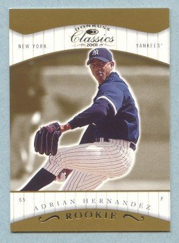 2001 Donruss Classics # 124 Adrian Hernandez SP RC #d 553 of 585 Rookie