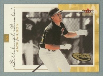 2001 Fleer Genuine Upside # 110 JACK WILSON RC #d 0108 of 1500 Rookie