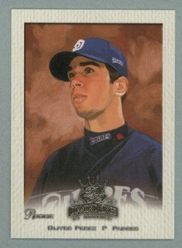 2002 Donruss Diamond Kings Crowning Moment # 153 OLIVER PEREZ RC Padres Rookie