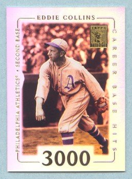 2002 Topps Tribute # 4 Eddie Collins HOF 3000 Career Base Hits on 6-3-25