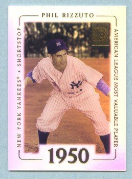 2002 Topps Tribute # 51 Phil Rizzuto HOF AL Most Valuable Player 1950
