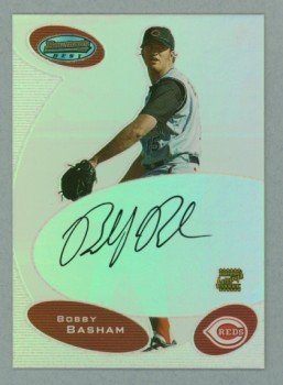 2003 Bowman's Best First Year Autograph # BB-BWB Bobby Basham Auto RC Rookie