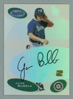 2003 Bowman's Best First Year Autograph # BB-JLB Jaime Bubela Auto RC Rookie