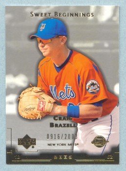 2003 Sweet Spot Beginnings # 157 Craig Brazell RC #d 0916 of 2003 Rookie