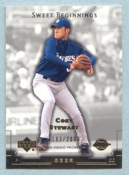 2003 Sweet Spot Beginnings # 159 Cory Stewart RC #d 1183 of 2003 Rookie