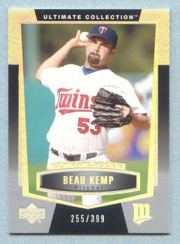 2003 UD Ultimate Collection Rookie # 127 Beau Kemp RC #d 255 of 399 Rookie