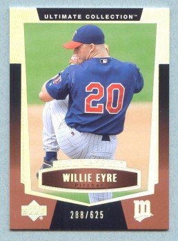 2003 UD Ultimate Collection Rookie # 86 Willie Eyre RC #d 288 of 625 Rookie