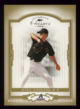 2004 Donruss Classics Rookie# 195 Mike Gosling RC #d 1422 of 1999 Diamondbacks Rookie