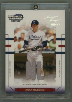 2004 Donruss World Series Material Fabric AL-NL # WS-147 Ryan Klesko GU Jersey #d 182 of 250