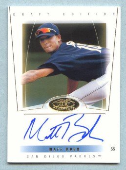 2004 Fleer Hot Prospects Draft # 71 MATT BUSH Autograph RC #d 187 of 299 Auto Rookie