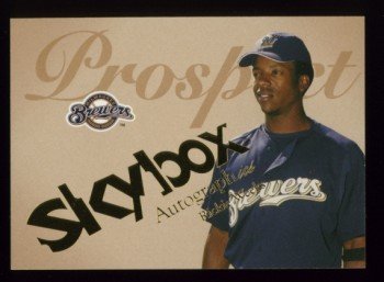 2004 Skybox Autographics Prospect # 66 Rickie Weeks #d 1219 of 1500 Brewers
