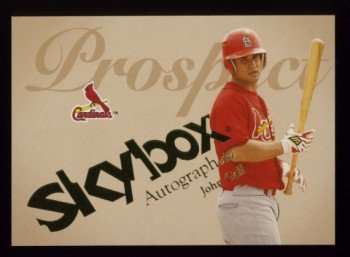 2004 Skybox Autographics Prospect # 70 John Gall RC #d 1305 of 1500 Cardinals Rookie