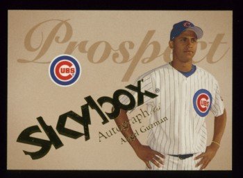 2004 Skybox Autographics Prospect # 88 Angel Guzman #d 0861 of 1500 Cubs