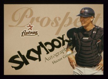 2004 Skybox Autographics Prospect # 99 Hector Gimenez RC #d 0337 of 1500 Rookie