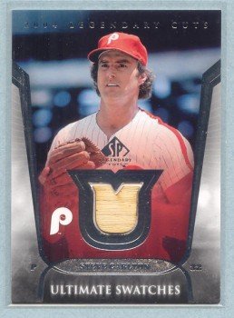 2004 SP Legendary Cuts Ultimate Swatches # US-SC Steve Carlton GU Bat Phillies HOF