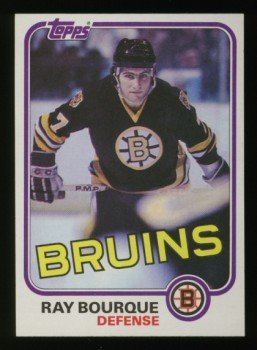 1981-82 Topps # 5 -- Ray Bourque, Bruins