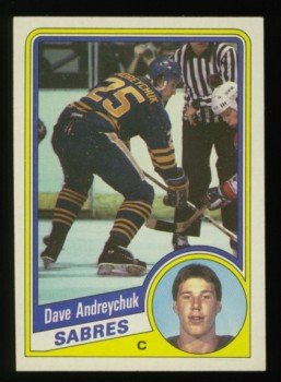 1984-85 Topps # 13 Dave Andreychuk RC SP, Rookie, Sabres