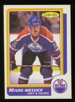1986-87 OPC # 186 -- Mark Messier, Oilers