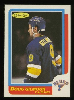 1986-87 OPC # 93 -- Doug Gilmour, Blues