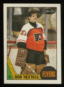 1987-88 OPC # 169 -- Ron Hextall RC, Rookie, Flyers